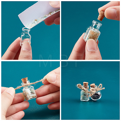   DIY Wishing Bottle Making Kits DIY-PH0001-06-1