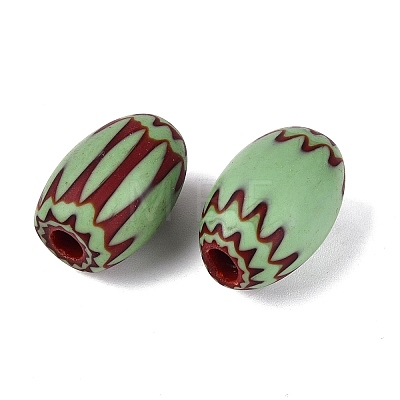 Handmade Millefiori Glass Barrel Beads LA-N002-15D-1