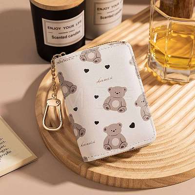 Imitation Leather Zipper Coin Wallets PW-WG01051-06-1