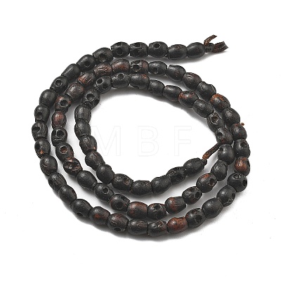 Carved Wood Beads Strands WOOD-Q060-03A-1