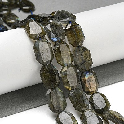 Natural Labradorite Beads Strands G-P544-B08-01-1