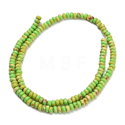 Synthetic Imperial Jasper Beads Strands G-L635-A09-4x2mm-04-1