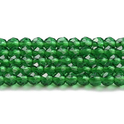Transparent Glass Beads Strands GLAA-H021-03-16-1