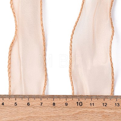 10 Yards Polyester Chiffon Ribbon DIY-WH0325-44K-1