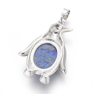 Natural Lapis Lazuli Pendants G-L512-A16-1