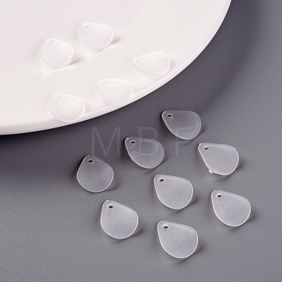 Transparent Frosted Acrylic Pendants MACR-S371-09A-701-1