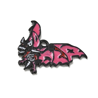 Halloween Alloy Enamel Pendants AL-CBA492B-02G-EB-1