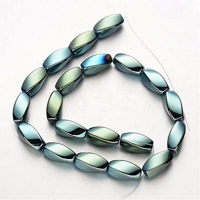 Electroplate Non-magnetic Synthetic Hematite Beads Strands G-F300-11B-1