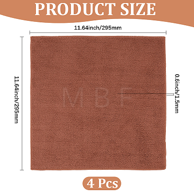 Suede Billiard Cue Cleaning Cloth AJEW-CY0002-106B-1