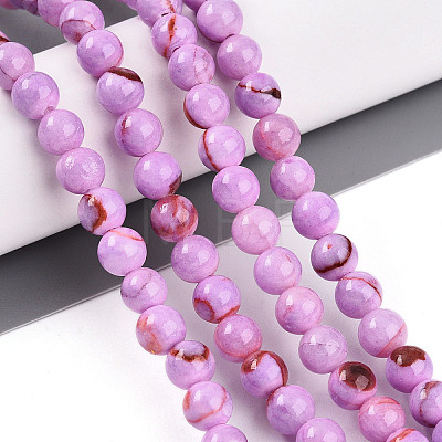 Natural Persian Jade Beads Strands G-A255-A02-01D-1