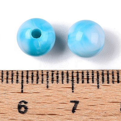 Opaque Acrylic Beads SACR-R853-8mm-213-1