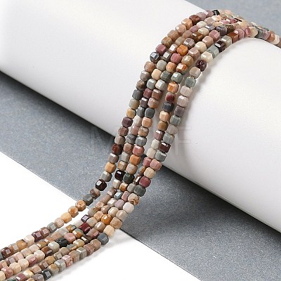 Natural Agate Beads Strands G-G991-C02-01-1