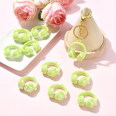 UV Plating Opaque Acrylic Pendants SACR-FZC0001-001C-1