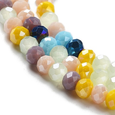 Glass Beads Strands EGLA-A034-M4mm-32-1