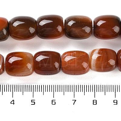 Natural Red Agate Beads Strands G-NH0019-B02-02-1