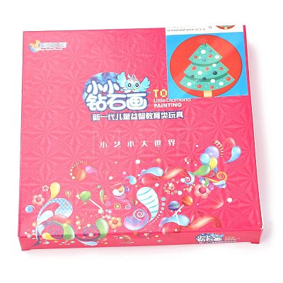 DIY Christmas Theme Diamond Painting Kits For Kids DIY-F073-06-1