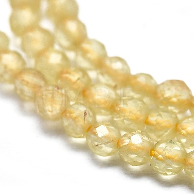 Natural Citrine Beads Strands G-I289-02-1