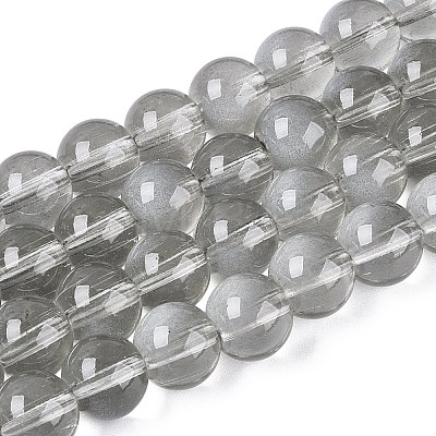 Acrylic Imitation Cat Eye Beads Strands OACR-Q197-01C-02-1