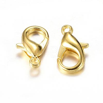 Zinc Alloy Lobster Claw Clasps E103-G-NF-1