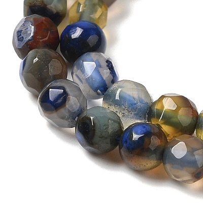 Natural Agate Beads Strands G-H302-A01-07-1