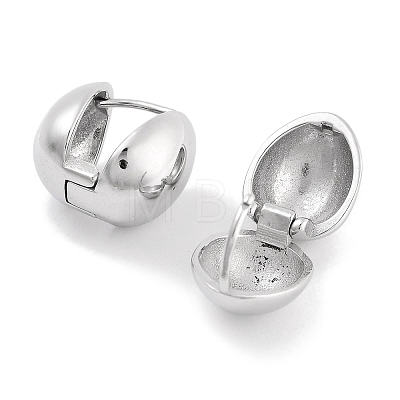 Tarnish Resistant 304 Stainless Steel Teardrop Huggie Hoop Earrings for Women EJEW-C096-09P-1