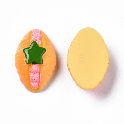 Epoxy Resin Cabochons CRES-S358-46-1