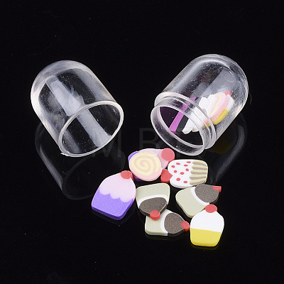 Openable Transparent Plastic Capsule Container KY-S159-03D-1