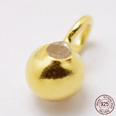 925 Sterling Silver Tube Bails STER-I014-4mm-25G-1