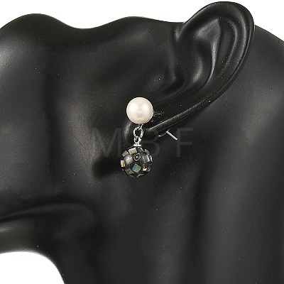 304 Stainless Steel Stud Earrings EJEW-JE07438-02-1