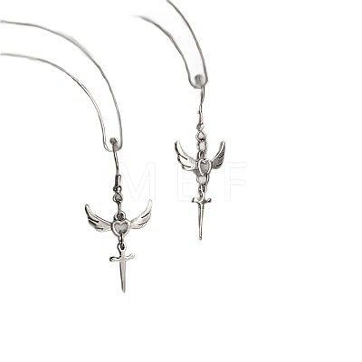 Alloy Dangle Earrings for Women WG824B9-01-1