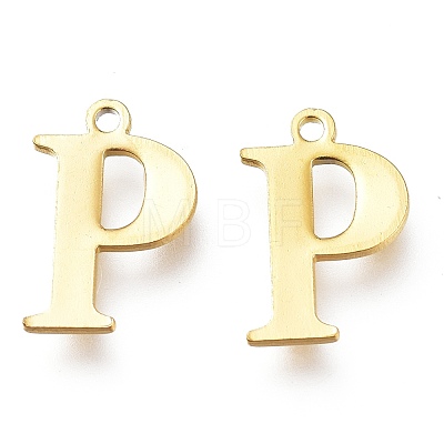 PVD Vacuum Plating 304 Stainless Steel Charms STAS-H112-P-G-1