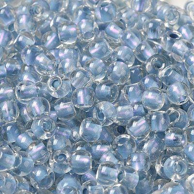 6/0 Transparent Colours Glass Seed Beads SEED-P006-01A-13-1