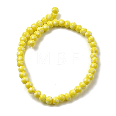 Handmade Lampwork Beads LAMP-D002-6mm-01D-1