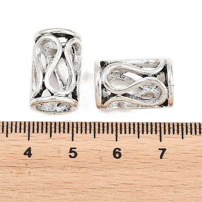 Tibetan Style Alloy European Beads FIND-D041-02AS-1