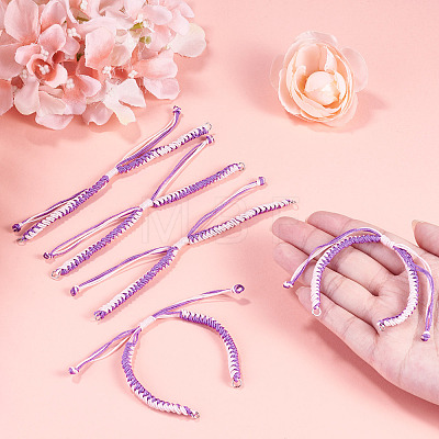 Nylon Thread Bracelets Making AJEW-TAC00103-1