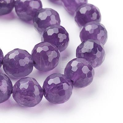 Natural Amethyst Beads Strands G-C073-8mm-3-1