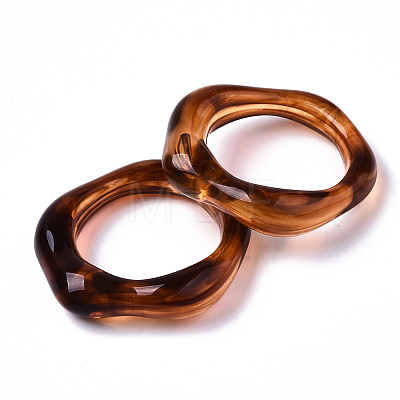 Transparent Resin Finger Rings X-RJEW-T013-001-F02-1