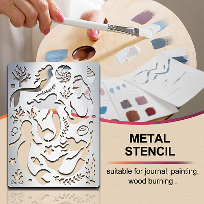 Custom Stainless Steel Metal Cutting Dies Stencils DIY-WH0289-065-1