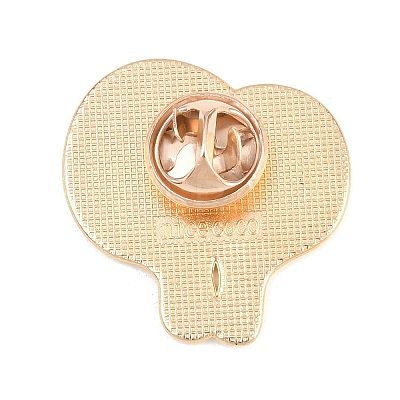 Sports Table Tennis Enamel Brooches JEWB-I063-03KCG-02-1