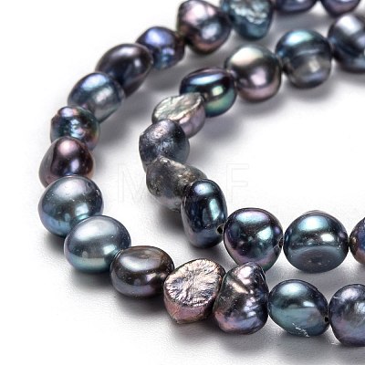 Natural Cultured Freshwater Pearl Beads Strands PEAR-L033-45G-1