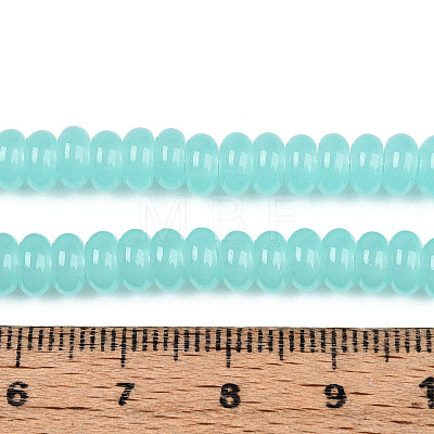 Imitation Jade Glass Beads Strands X-GLAA-T025-6mm-06B-1