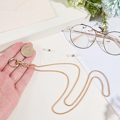 Iron Eyeglass Chains AJEW-CN0006-72KCG-1