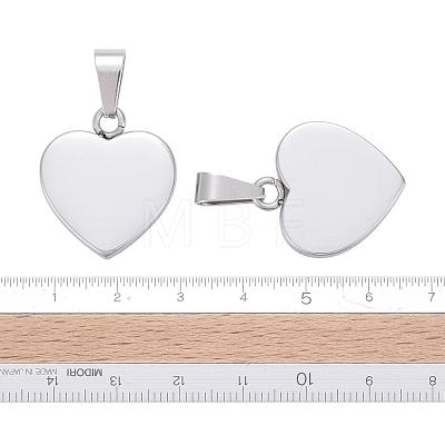 Fashionable 304 Stainless Steel Stamping Blank Tag Pendants STAS-J002A-01-1