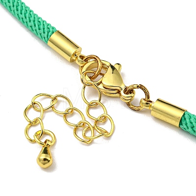 Nylon Cords Bracelet Makings Fit for Connector Charms AJEW-P116-02G-01-1