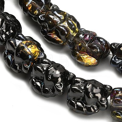 Electroplate Glass Bead Strands EGLA-H110-01HR-05-1