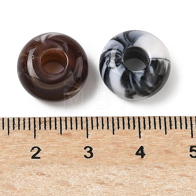 Tow Tone Acrylic Beads OACR-C040-07-1