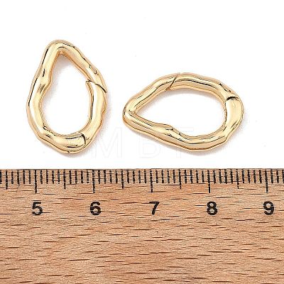 SHEGRACE Brass Spring Gate Rings XGRQ58793-761G-1