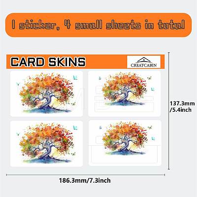 PVC Plastic Waterproof Card Stickers DIY-WH0432-125-1