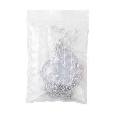 Stainless Steel Portable Lipstick Pouch Pendant Decorations HJEW-FS00108-1