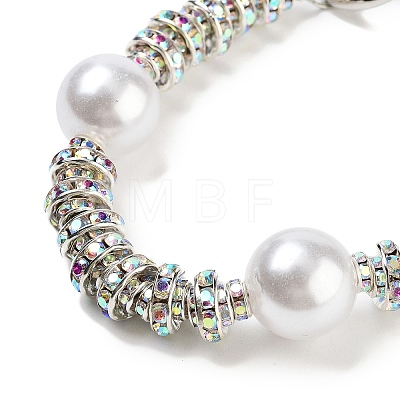 Rhinestone & ABS Plastic Beads Beads Mobile Straps AJEW-H153-04P-1